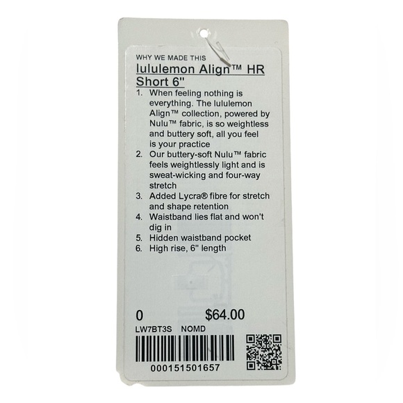 lululemon Align™ High-Rise Short 6" - Nomad - Picture 6 of 6